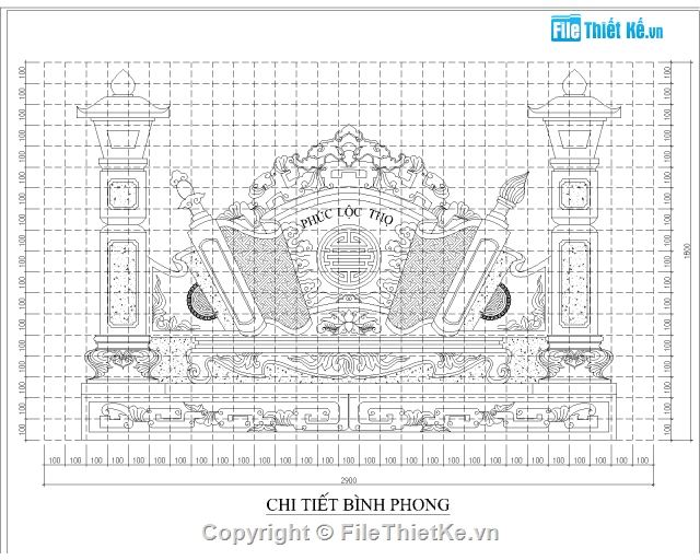Bản vẽ chi tiết,cad nhà thờ,bình phong,cad nhà,chi tiết,Bản vẽ
